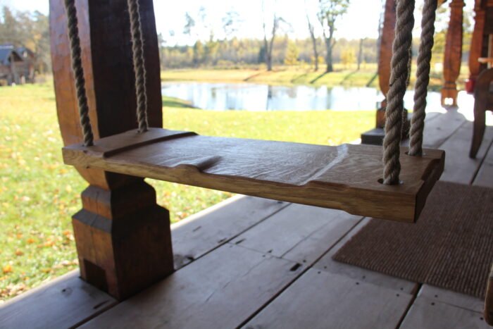 Wooden Rope Swings - Authentic Trees